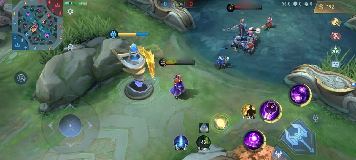 Gameplay d'un match Mobile Legends